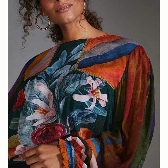 Bl-nk Miranda Peasant Blouse - Picture 5 of 10